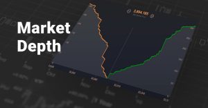 How does the 50 market depth feature on Share India help you?